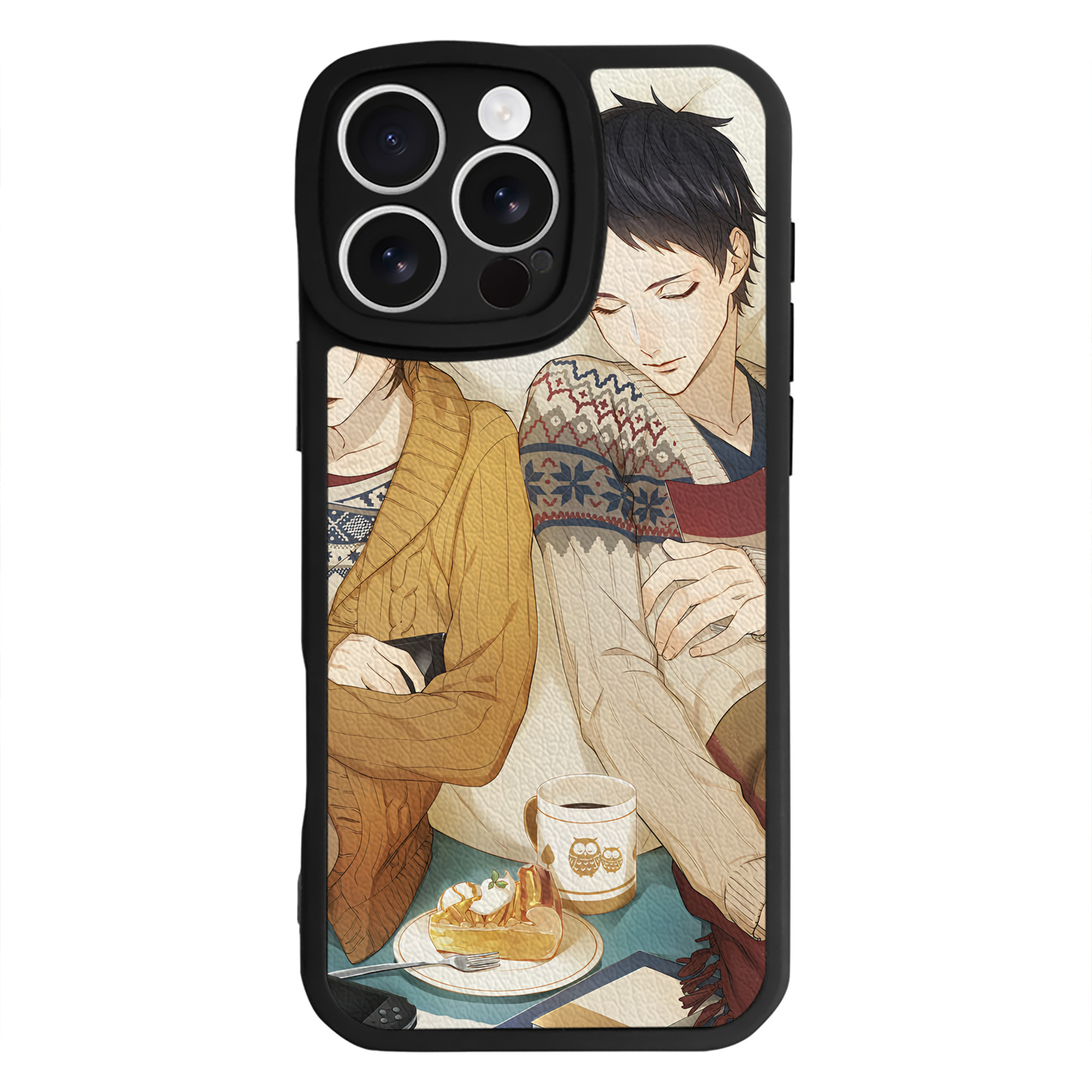 （画像用） ハイキュー!! Haikyu!! 【iPhone 16シリーズ対応】シリコンスマホケース（レザー調） 材質：シリコン